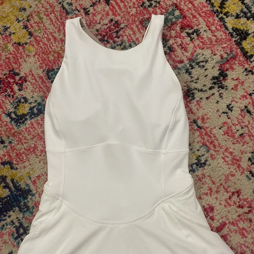 NWT Lululemon White Court Crush Dress - Picture 7 of 11